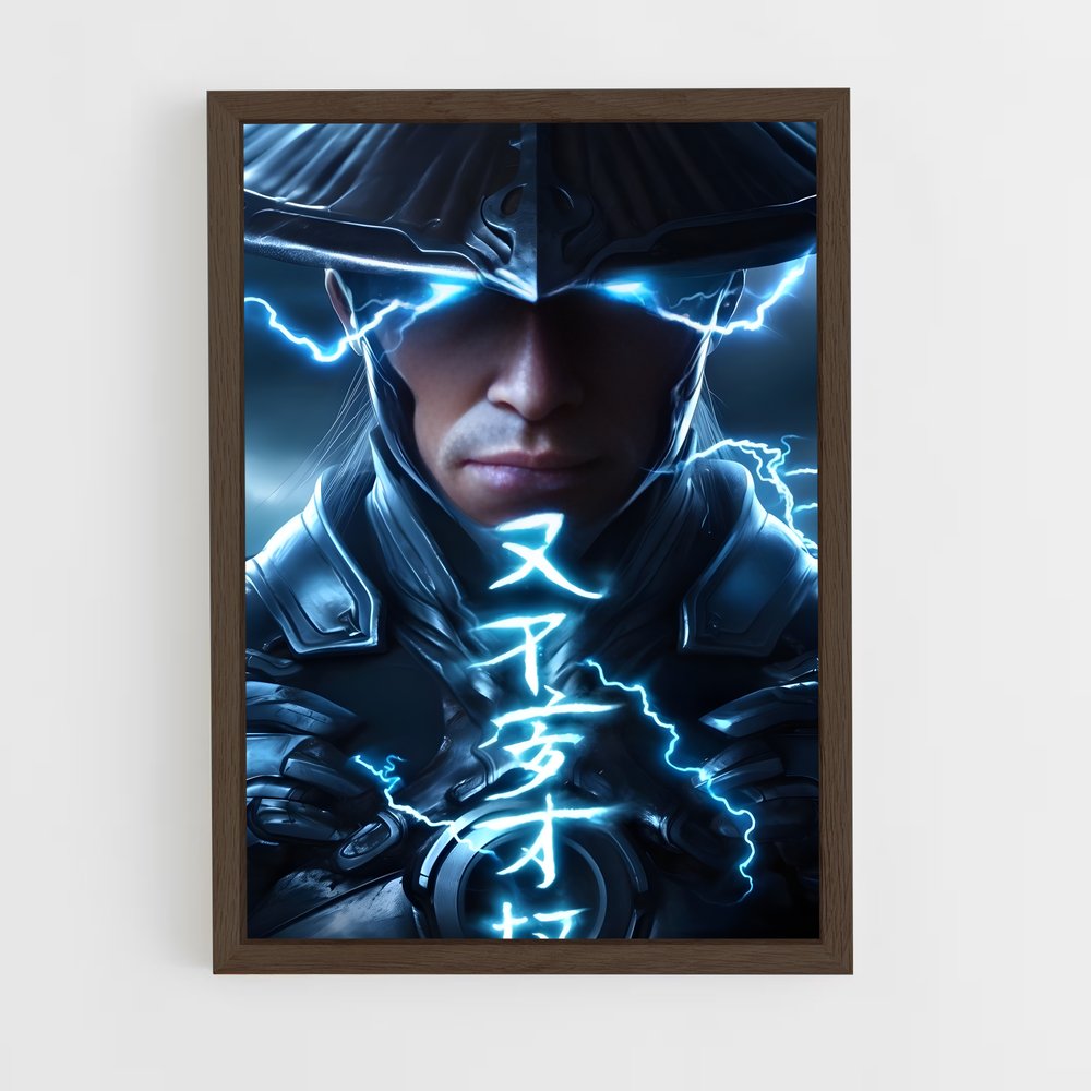 Poster Raijin le Maître du Tonnerre – affiche Mortal kombat (vue 5)